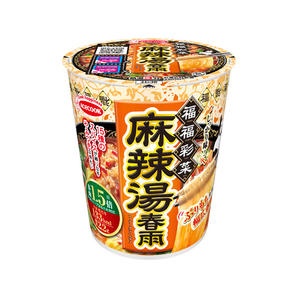 エースコック 福福彩菜 麻辣湯春雨 37g×12個 (1ケース)