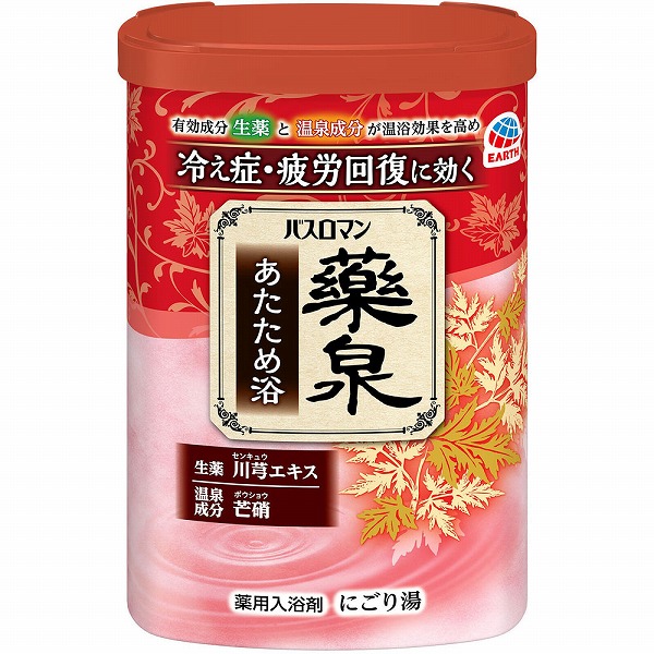 バスロマン 薬泉 あたため浴 600g【医薬部外品】