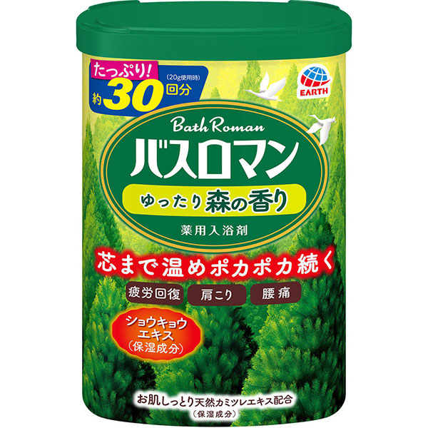 バスロマン ゆったり森の香り(600g・約30回分)【医薬部外品】