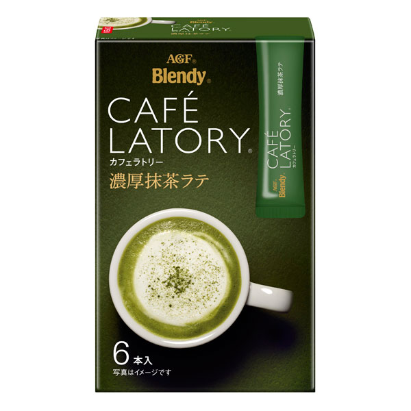 AGF ブレンディカフェラトリー スティック 濃厚抹茶ラテ 11.5g×6本×24個(1ケース)