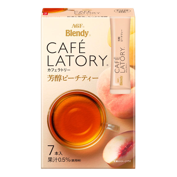 ブレンディカフェラトリー スティック 芳醇ピーチティー 6.5g×7本×24個(1ケース)
