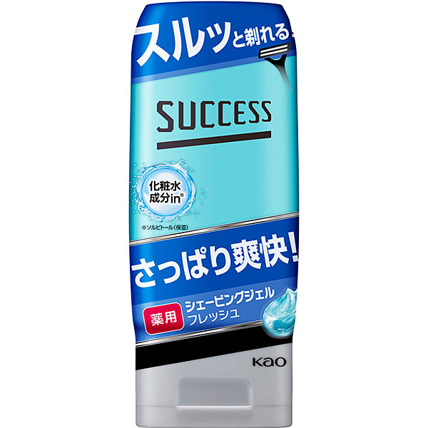【医薬部外品】サクセス 薬用シェービングジェル フレッシュタイプ(180g)　　花王