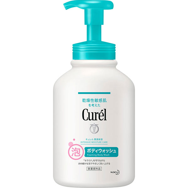 キュレル 泡ボディウォッシュ ポンプ 480mL （医薬部外品）花王