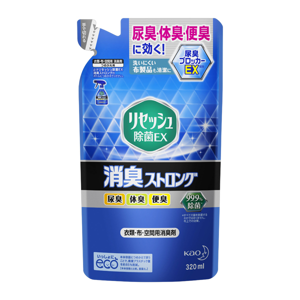 リセッシュ　除菌EX　消臭ストロング［つめかえ用］　320ml　　花王
