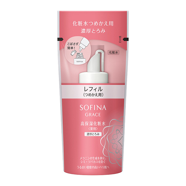 ソフィーナ グレイス 高保湿化粧水 (薬用)  濃厚とろみ つめかえ【医薬部外品】　花王