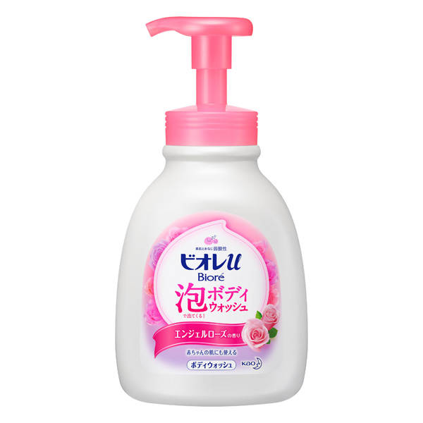 ビオレu 泡で出てくるボディウォッシュ エンジェルローズの香り［ポンプ］［600ml] 花王