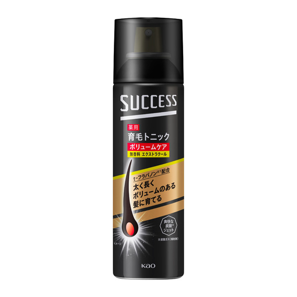 サクセス 薬用育毛トニック ボリュームケア エクストラクール 無香料 180g 　花王