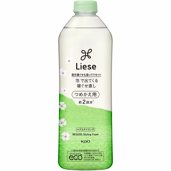 リーゼ 泡で出てくる寝ぐせ直し つめかえ用 340ml　花王