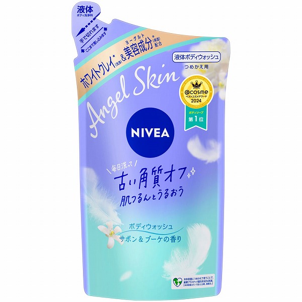 ニベア エンジェルスキン ボディウォッシュ サボン&ブーケの香り つめかえ用 360mL　花王
