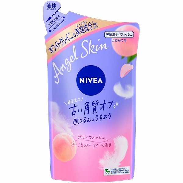 ニベア エンジェルスキン ボディウォッシュ ピーチ&フルーティーの香り つめかえ用 360mL　花王