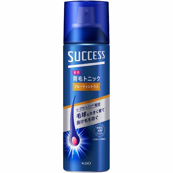 【医薬部外品】サクセス 薬用育毛トニック フルーティシトラス 180g　　花王