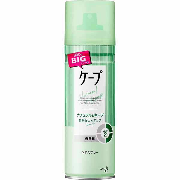 ケープ ナチュラル&キープ 無香料 300g　花王