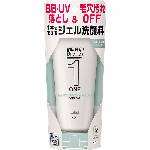 メンズビオレONE クレンジングジェル洗顔料 200g 花王