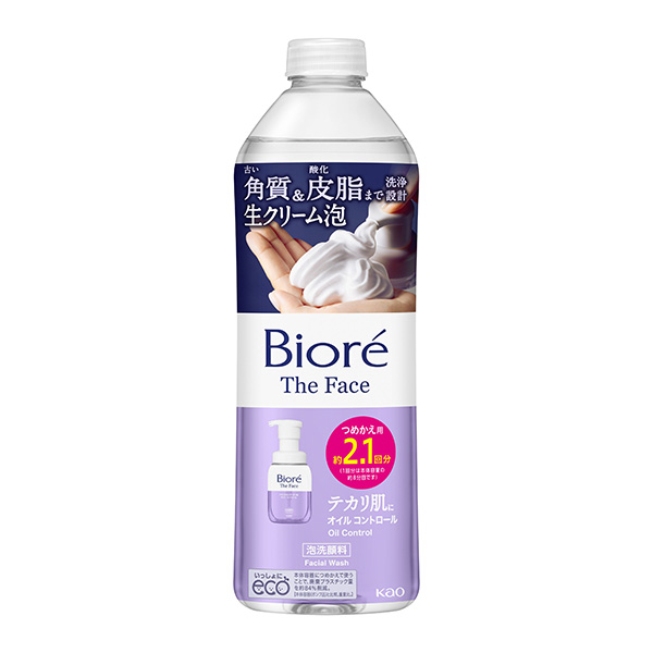 ビオレ ザフェイス 泡洗顔料 オイルコントロール つめかえ用 340ml   花王