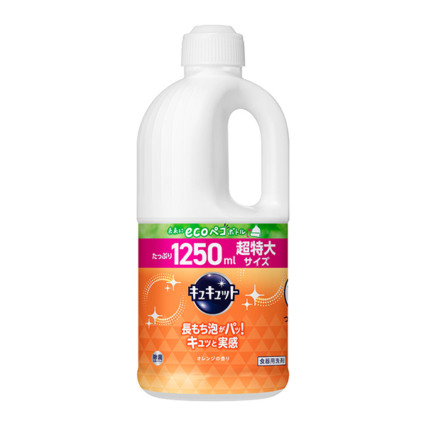 キュキュット　つめかえ用　1250ml ×6個　　花王