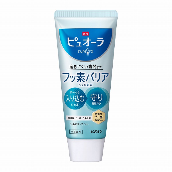 【医薬部外品】薬用ピュオーラ バリア ジェル ハミガキ 115g　花王