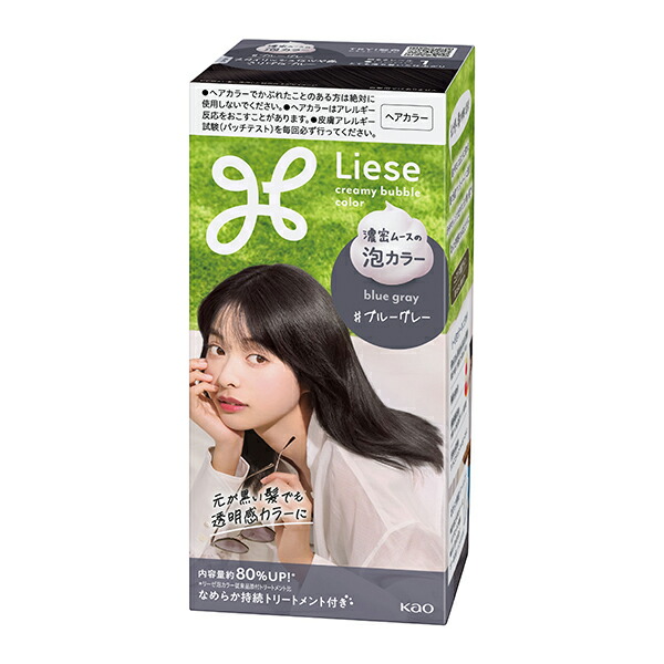 【医薬部外品】リーゼ 泡カラー ブルーグレー 115ml　花王