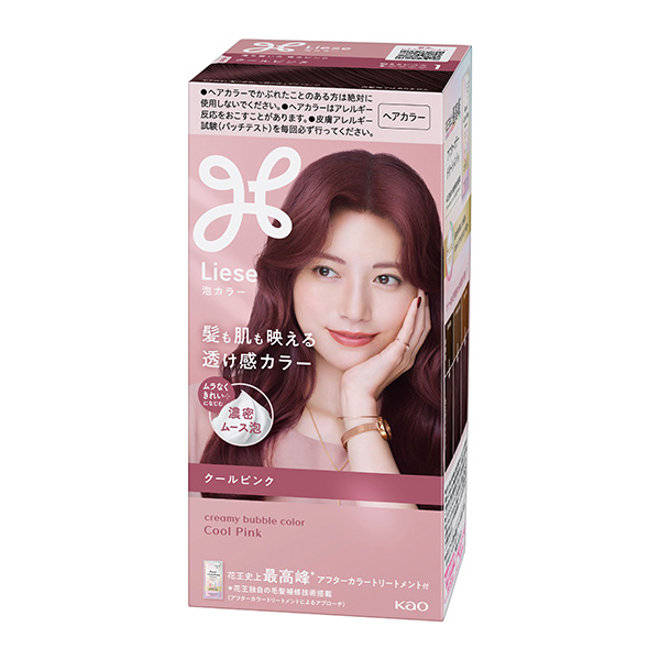 リーゼ 泡カラー クールピンク 115ml【医薬部外品】 花王
