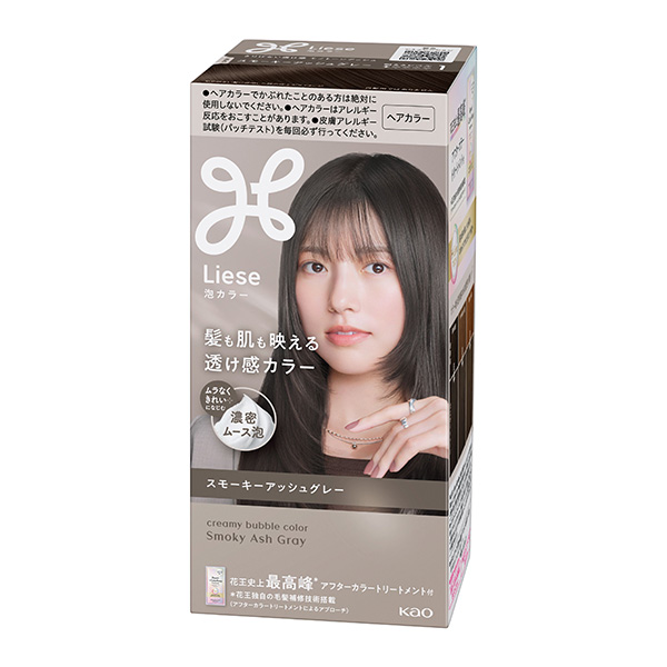 リーゼ 泡カラー スモーキーアッシュグレー (115ml)【医薬部外品】 花王
