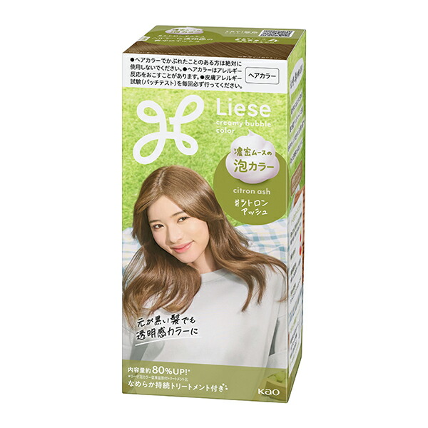 【医薬部外品】リーゼ 泡カラー シトロンアッシュ (115ml)　花王