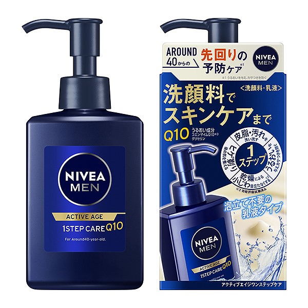 花王 ニベアメン アクティブエイジ ワンステップケア 本体 150ml　花王
