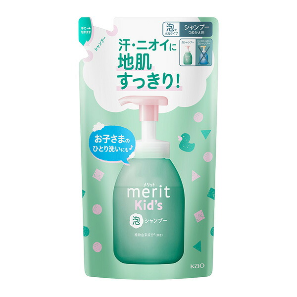 花王 メリットキッズ 泡で出てくるシャンプー つめかえ用 (270ml)　花王