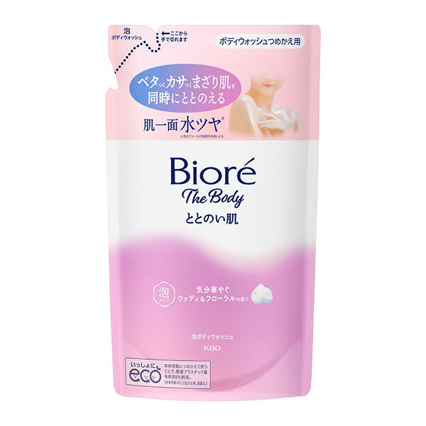 ビオレ ザ ボディ ととのい肌 泡タイプ ウッディ＆フローラルの香り つめかえ用 (440ml) 花王