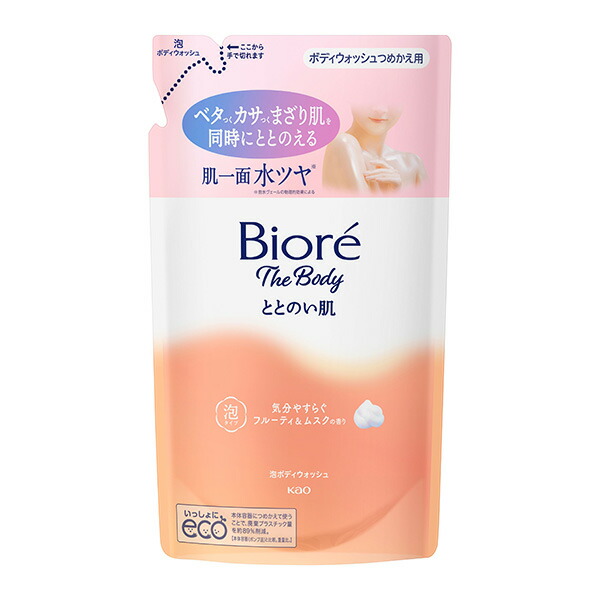 ビオレ ザ ボディ ととのい肌 泡タイプ フルーティ＆ムスクの香り つめかえ用 (440ml) 花王