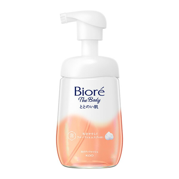 ビオレ ザ ボディ ととのい肌 泡タイプ フルーティ＆ムスクの香り ポンプ (480ml) 花王