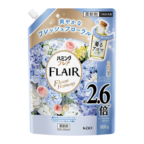 花王 ハミングフレア フラワーハーモニー スパウトパウチ 900g　花王