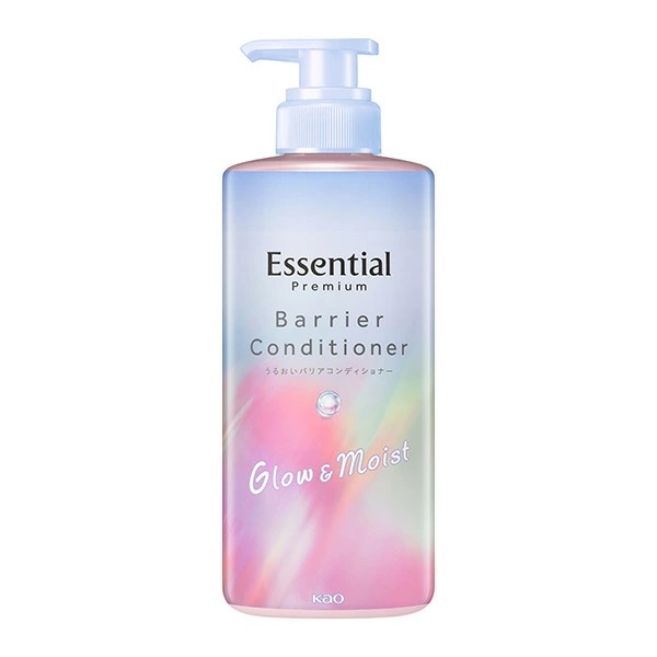 花王 エッセンシャル プレミアム うるおいバリアコンディショナー グロウ&モイスト ポンプ 450ml　花王