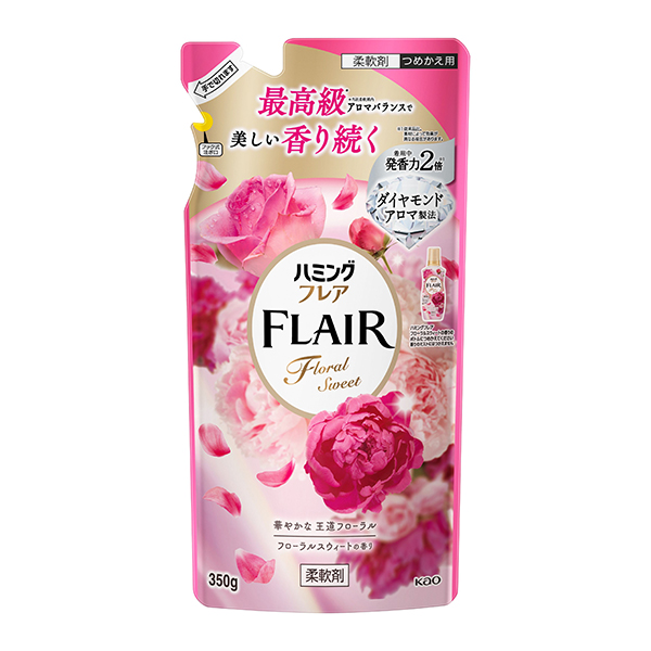 花王 ハミングフレア フローラルスウィート つめかえ用 350g　花王