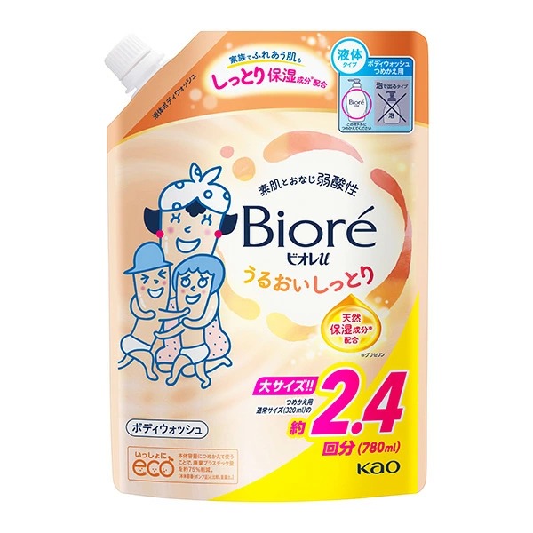 ビオレu うるおいしっとり つめかえ用 780ml 花王