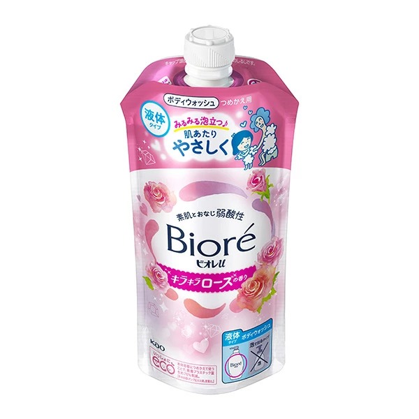 ビオレu キラキラローズの香り つめかえ用 320ml 花王