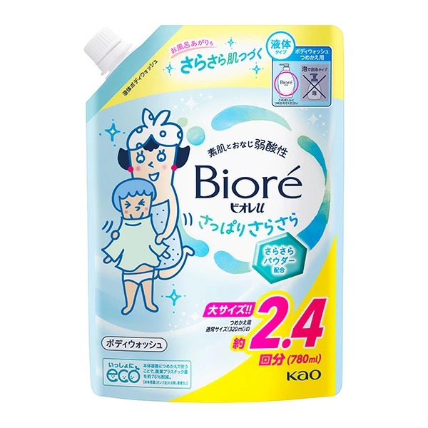 ビオレu さっぱりさらさら つめかえ用 780ml 花王