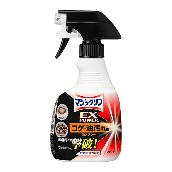 マジックリンEXPOWER コゲ・油汚れ用泡スプレー 本体 400ml　花王