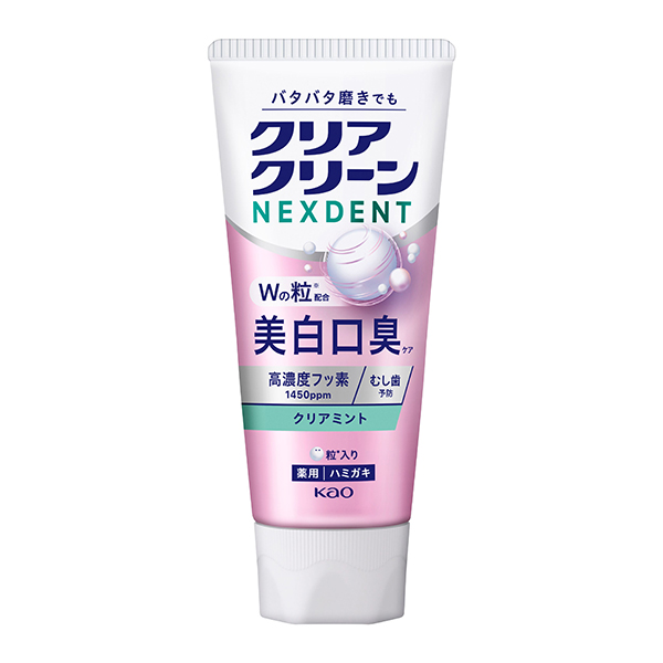 花王クリアクリーンNEXDENT 美白口臭 クリアミント 110g【医薬部外品】