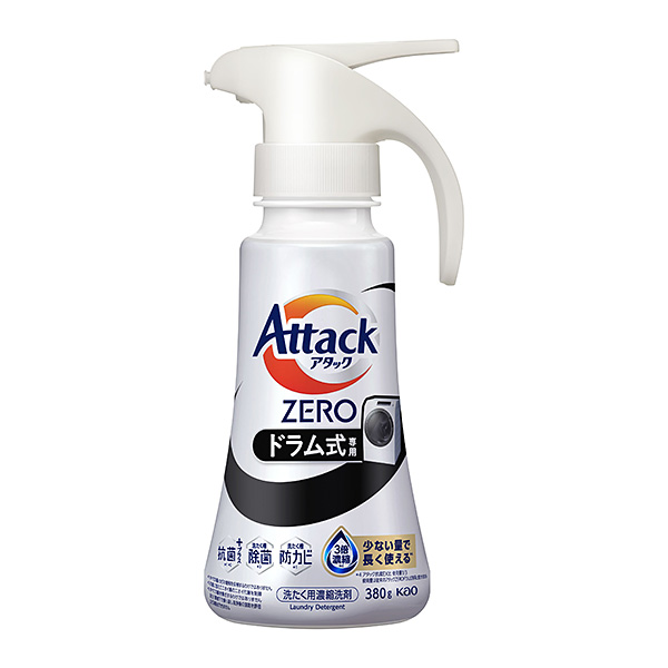 花王 アタックZERO ドラム式専用 ワンハンドタイプ 380g