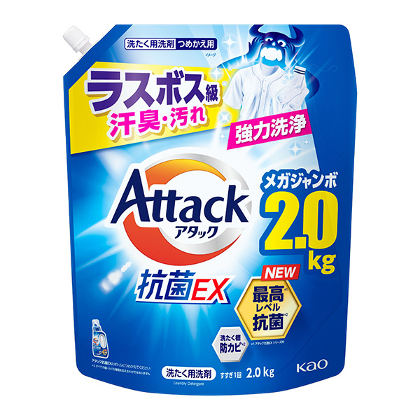 花王 アタック抗菌EX つめかえ用 2000g