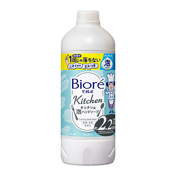 花王 ビオレu キッチン用泡ハンドソープ つめかえ用 430ml【医薬部外品】