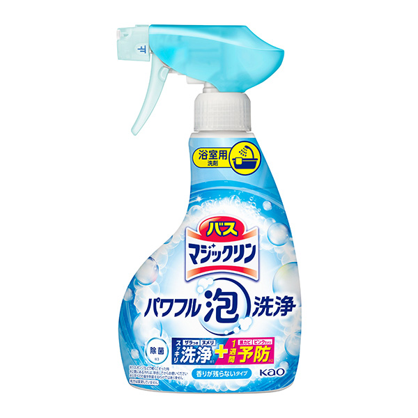 バスマジックリン パワフル泡洗浄 香りが残らないタイプ 本体 350ml