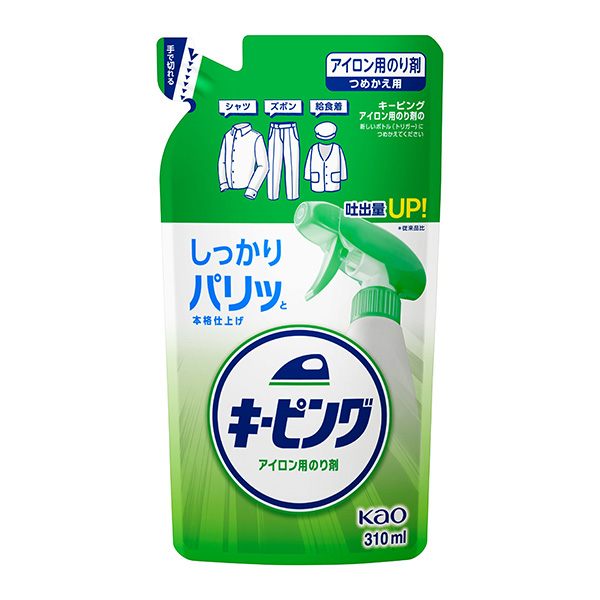 花王 キーピングアイロン用のり剤 つめかえ 310ml