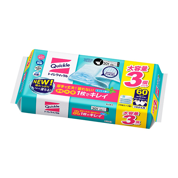 トイレクイックル つめかえ用 スーパージャンボパック 花王 30枚