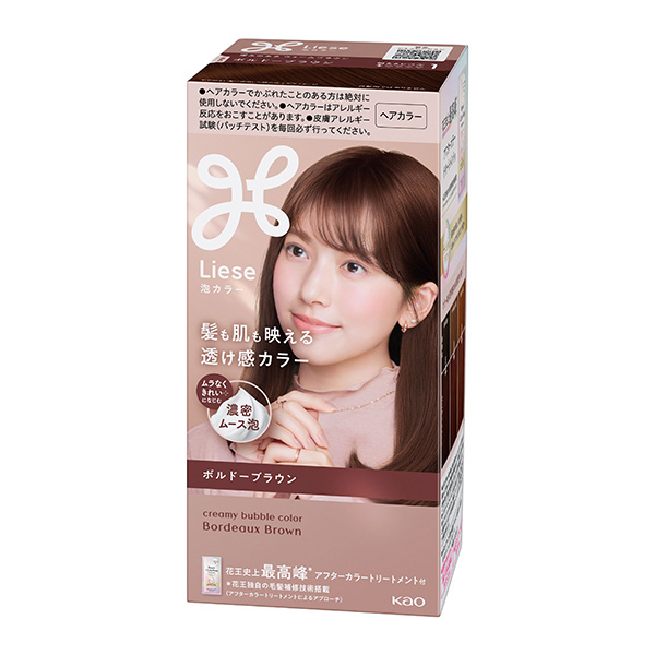 リーゼ 泡カラー ボルドーブラウン 112ml【医薬部外品】 花王