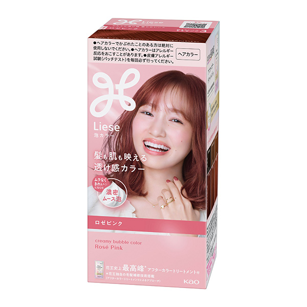 リーゼ 泡カラー ロゼピンク 112ml【医薬部外品】 花王