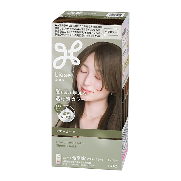 リーゼ 泡カラー シアーカーキ 112ml【医薬部外品】 花王