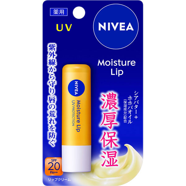 【医薬部外品】ニベア モイスチャーリップ ＵＶ(3.9g)　　花王