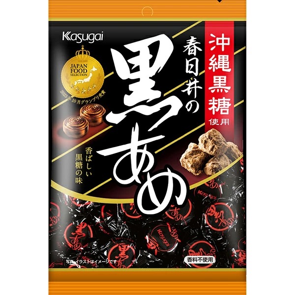 春日井製菓 A黒あめ 134g×48個入り (1ケース)