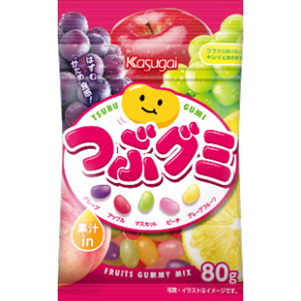 春日井製菓  つぶグミ 80g×60個入り(1ケース)