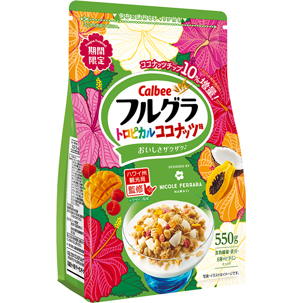 カルビー フルグラトロピカルココナッツ味 550g×6袋 (1ケース)